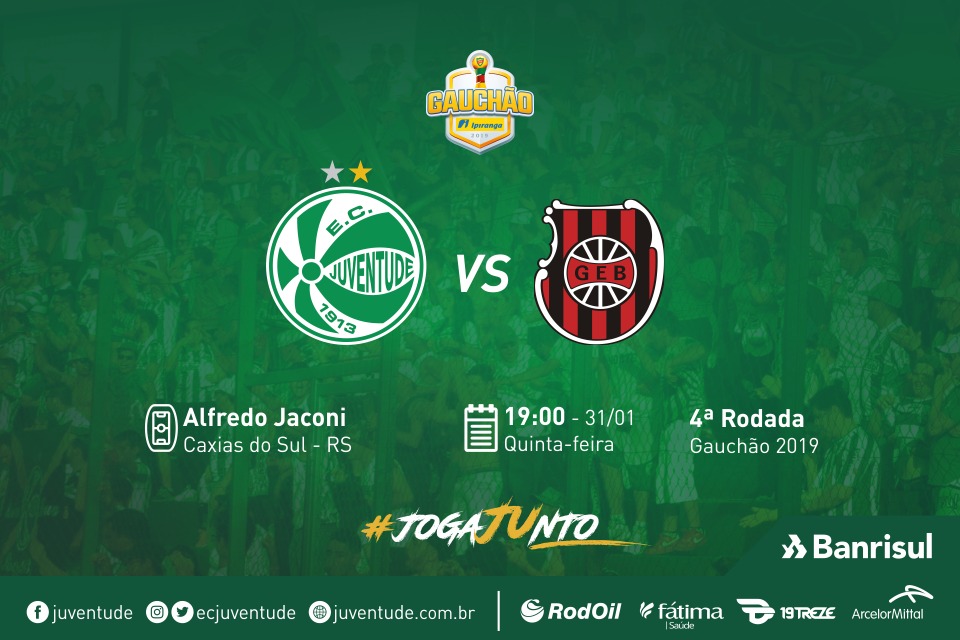 Juventude x Brasil: serviço de jogo