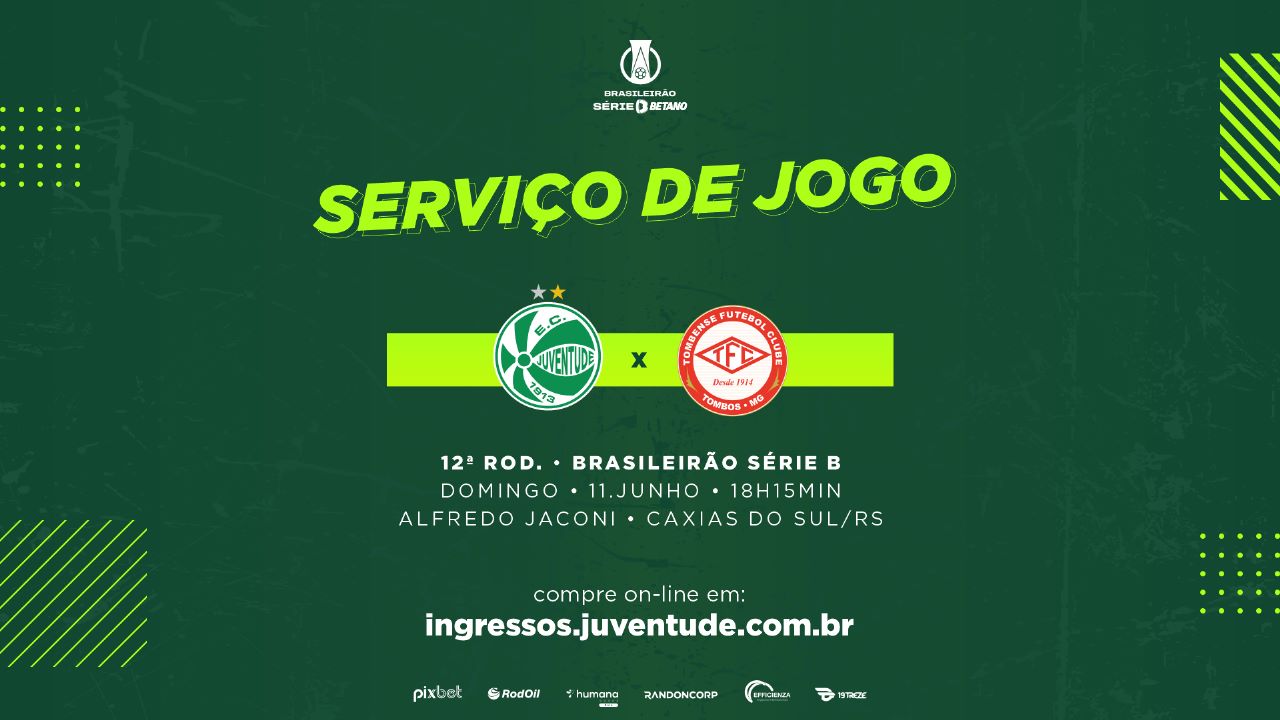 Serviço de jogo: Juventude x Tombense