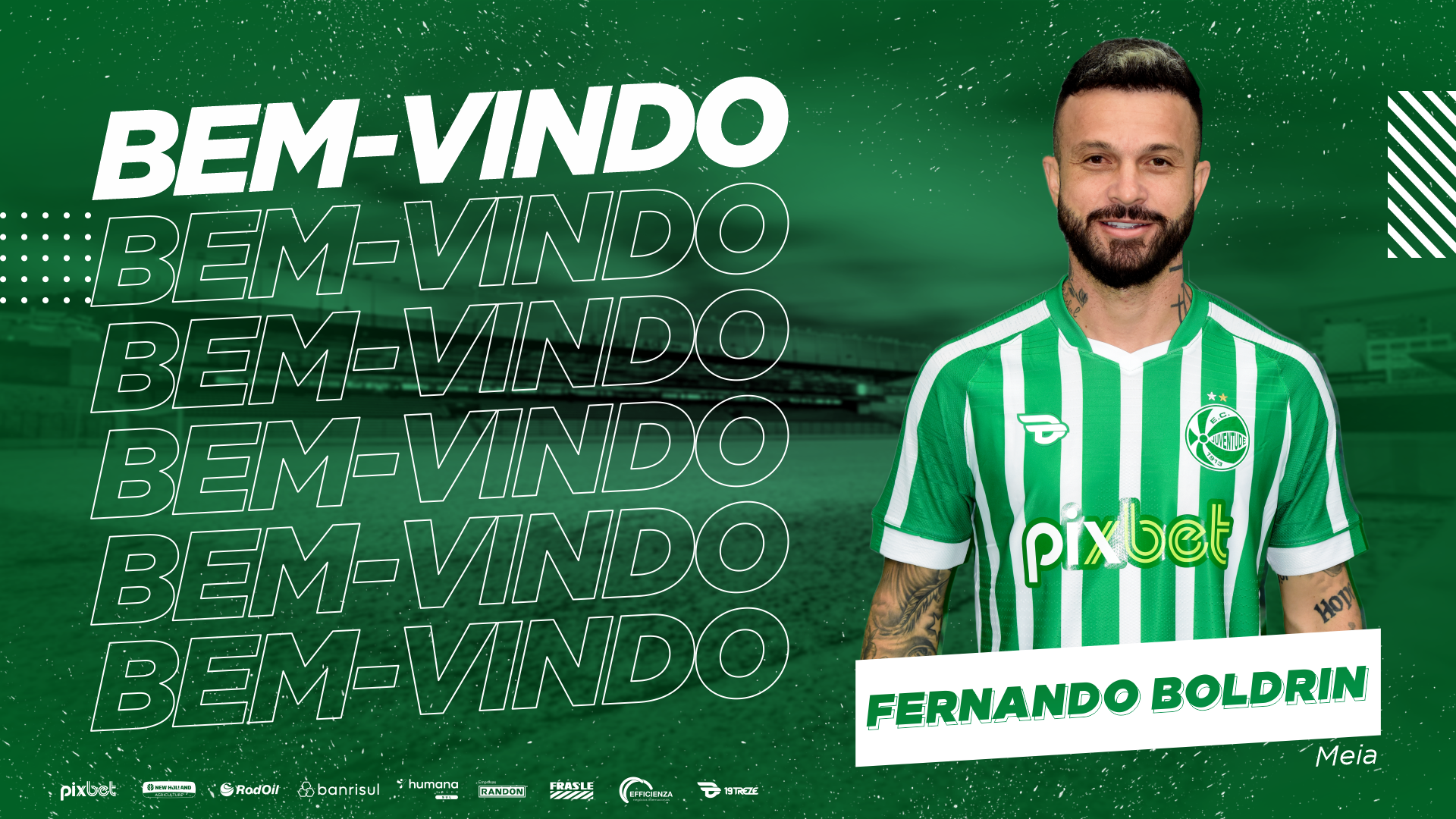 Meia Fernando Boldrin é o novo reforço do Juventude