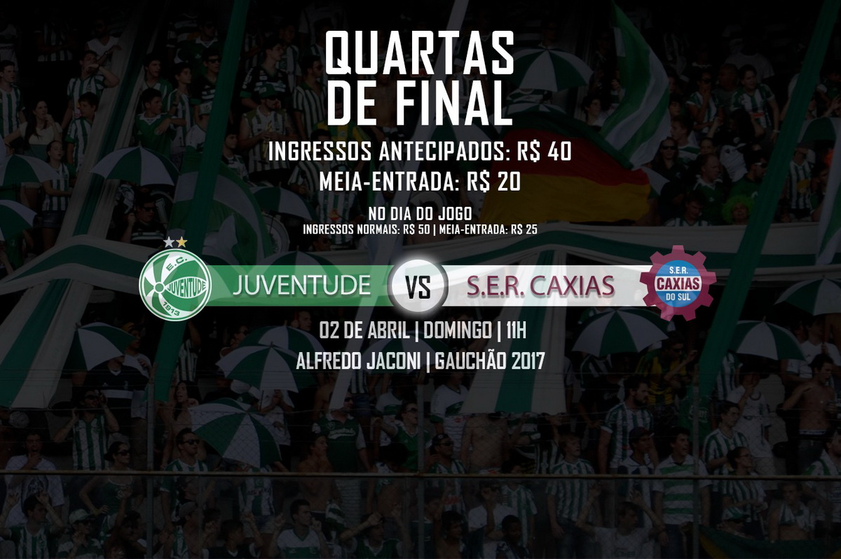 Juventude x Caxias: serviço de jogo