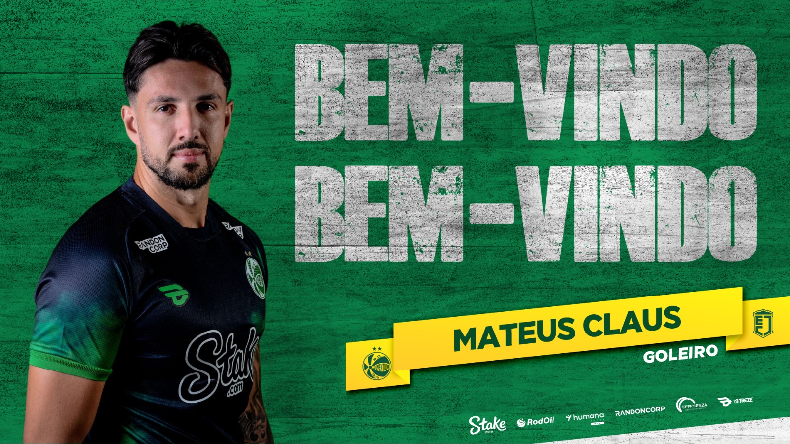 Goleiro Mateus Claus é o novo reforço do Ju