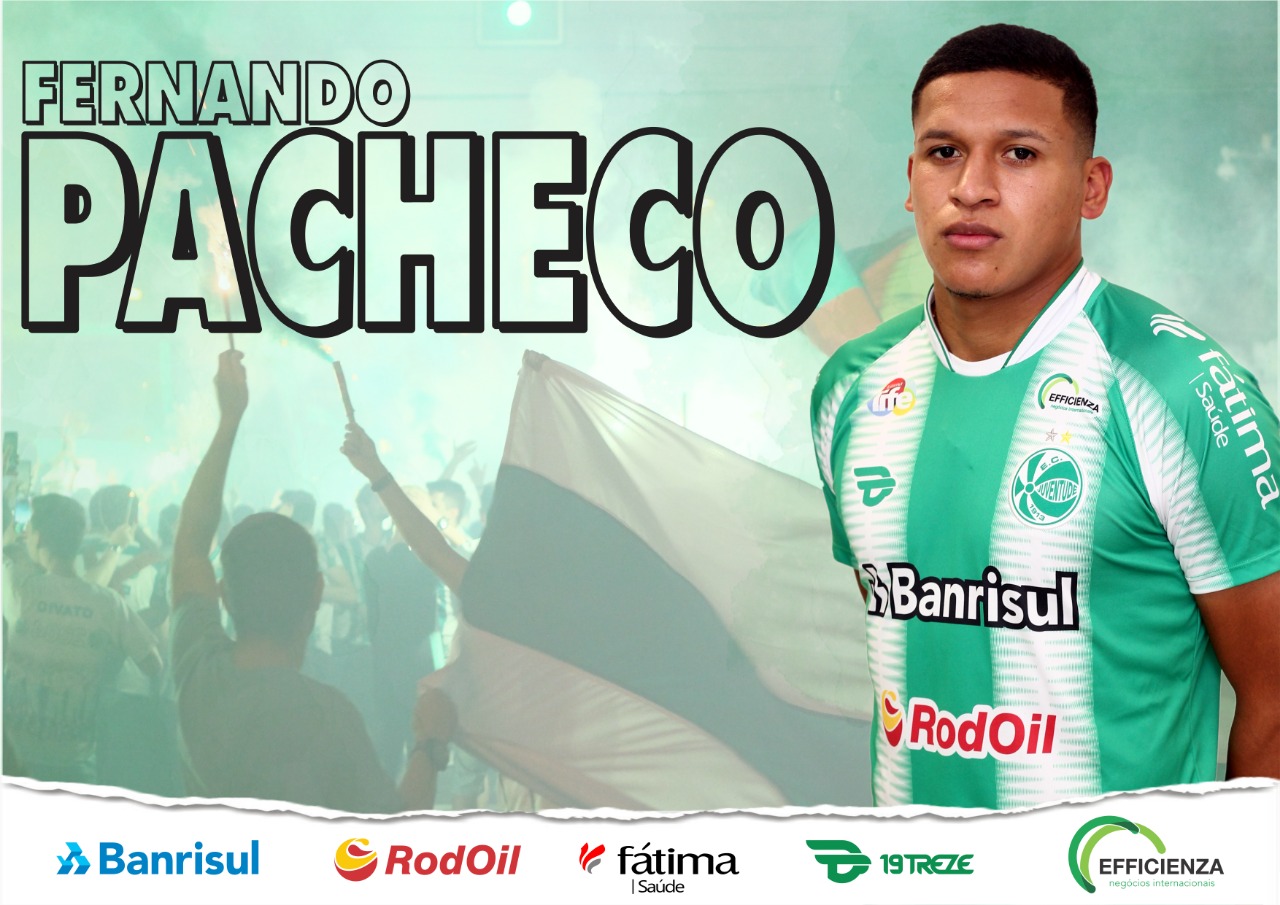 Juventude anuncia a contratação do atacante peruano Fernando Pacheco