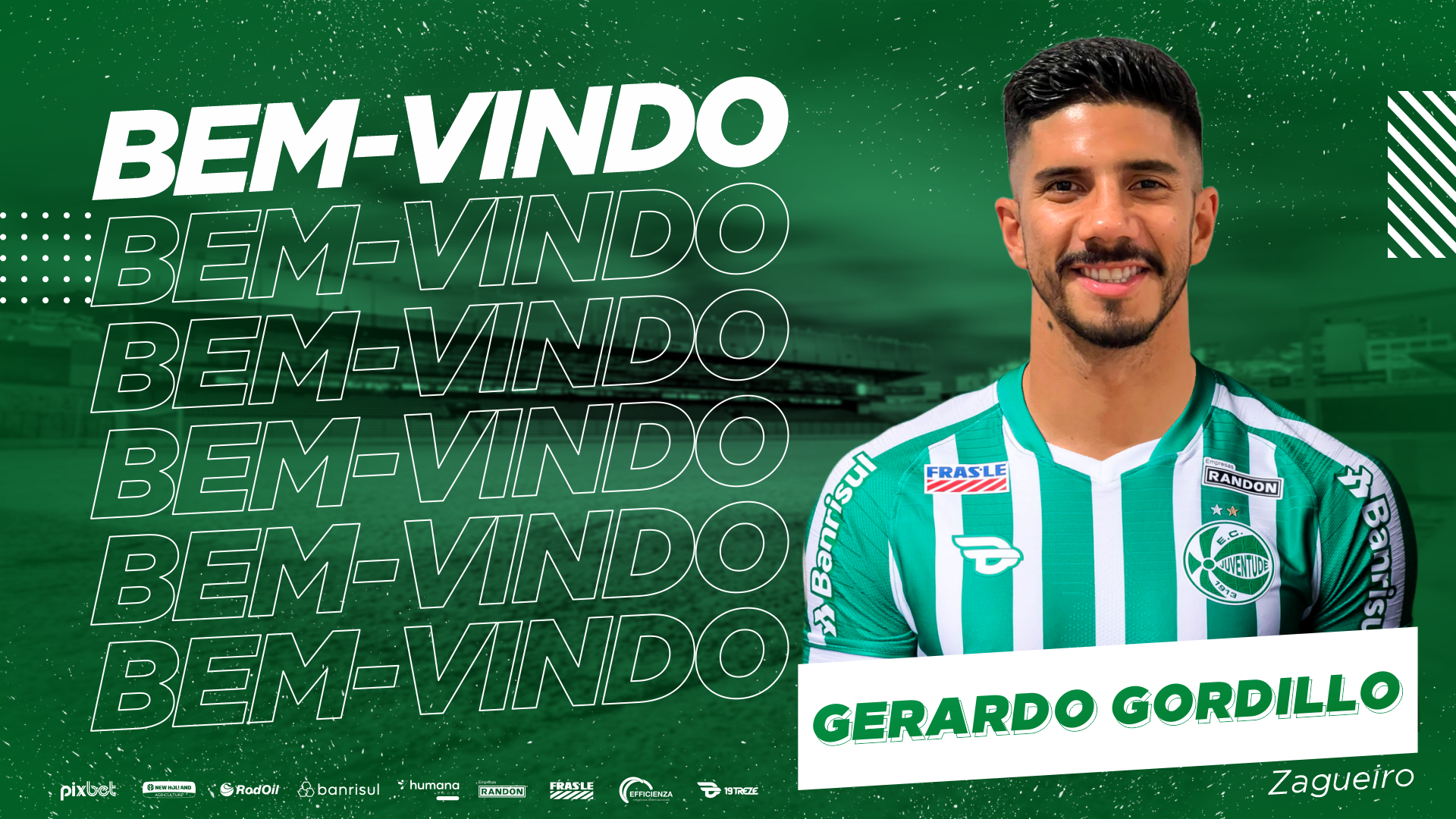 Capitão da Seleção da Guatemala, zagueiro Gerardo Gordillo é anunciado pelo Juventude