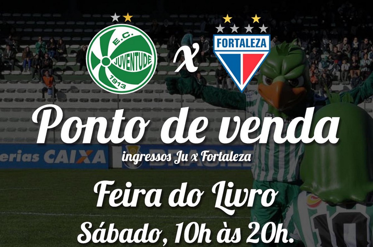 Adquira o seu ingresso para Ju x Fortaleza na Feira do Livro