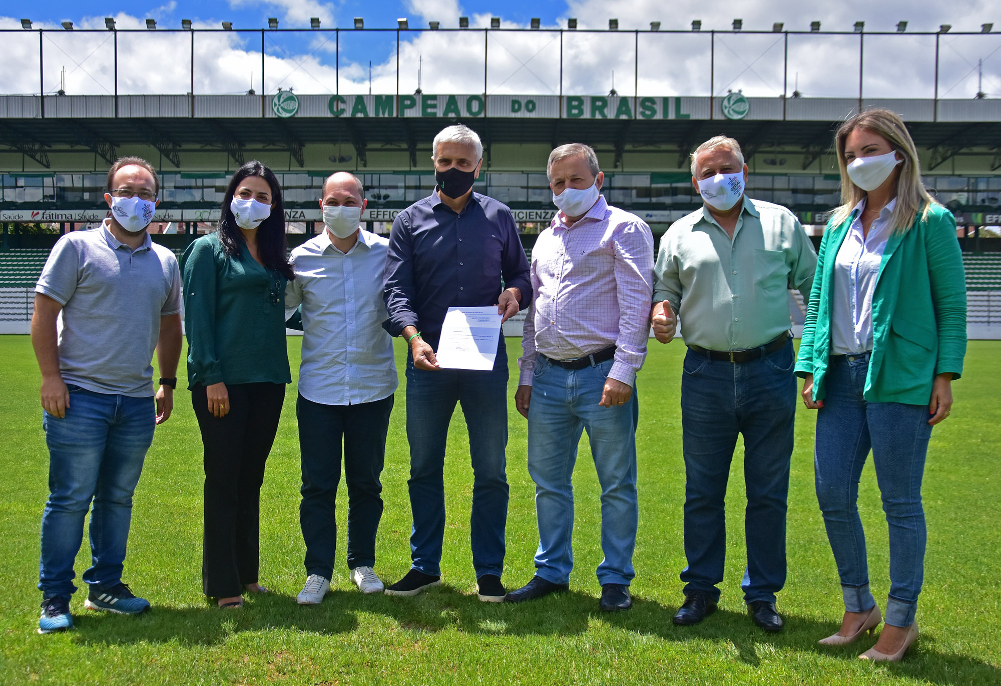 Câmara dos vereadores entrega voto de congratulações ao Juventude pelo acesso a Série A do Brasileirão