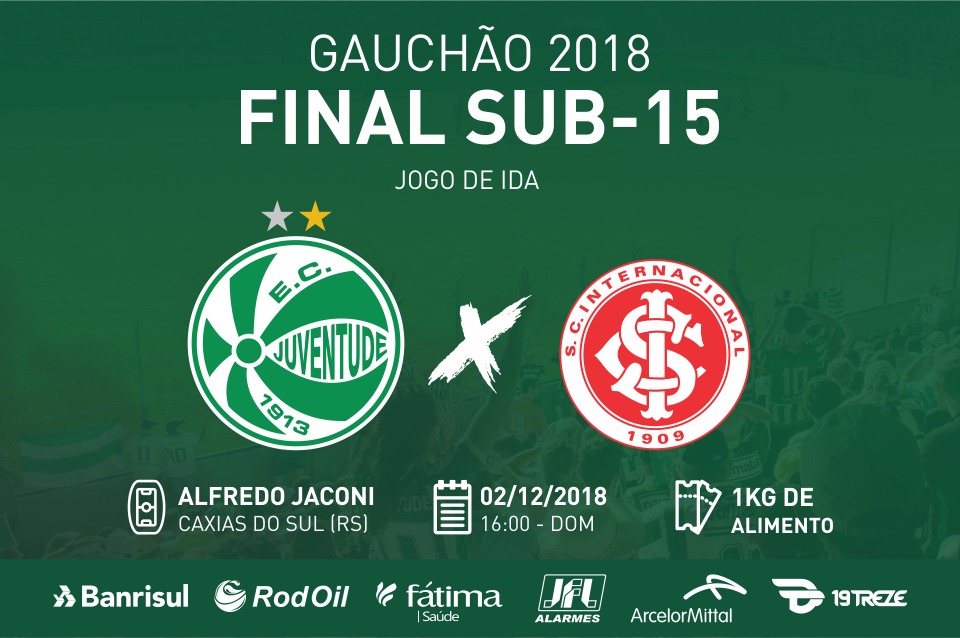 Gauchão Sub-15 (FINAL): Juventude x Internacional - Serviço de jogo