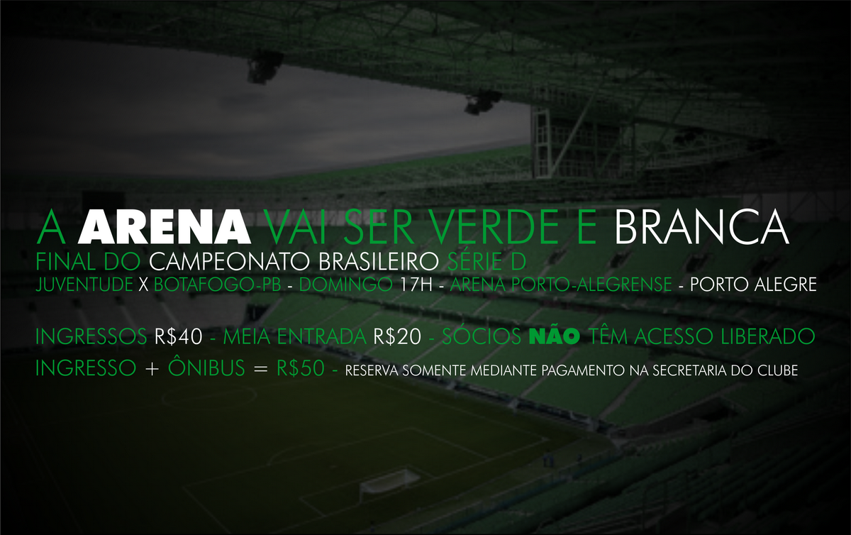 Juventude x Botafogo-PB: serviço de jogo