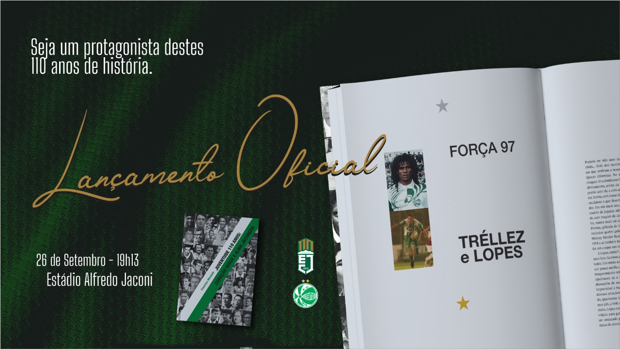 “Juventude – 110 anos: Coração Verde e Alma Jaconera”. Obra de Francisco Michielin será lançada na próxima terça-feira