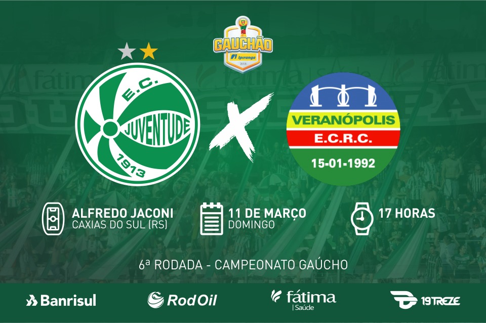 Juventude x VEC: serviço de jogo