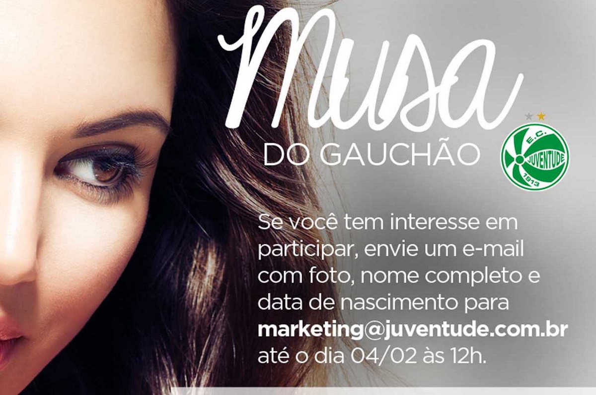 Seja a nova Musa do Juventude!