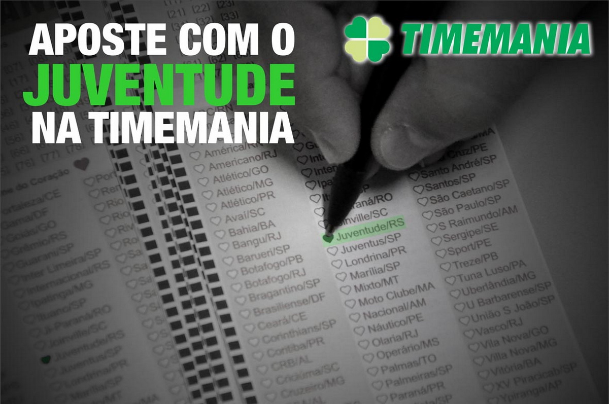 Aposte com o Juventude na Timemania