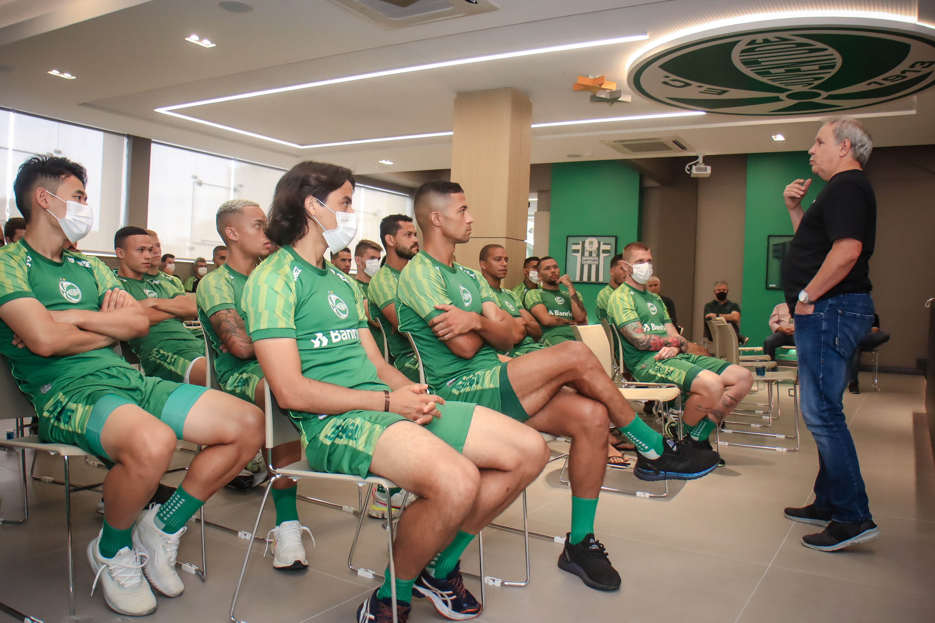 Atletas do Juventude participam de apresentação sobre o Clube