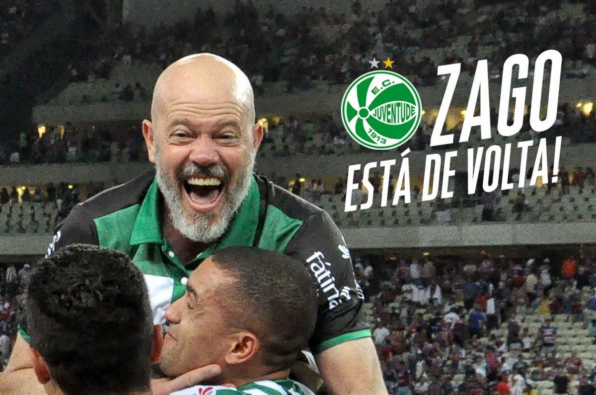 Antônio Carlos Zago está de volta ao Juventude
