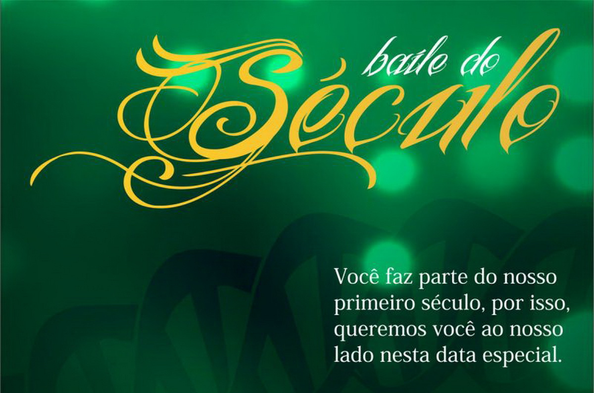 Baile do Século: Cardápio