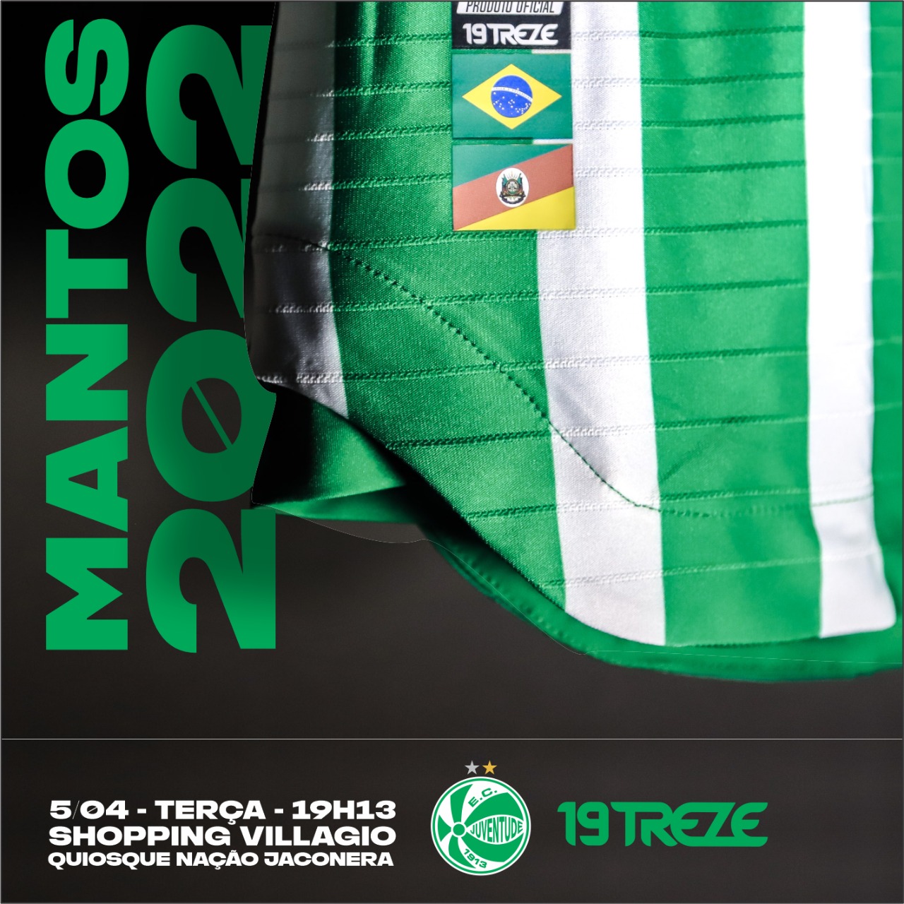 Participe do lançamento oficial das camisas de jogo para o Campeonato Brasileiro