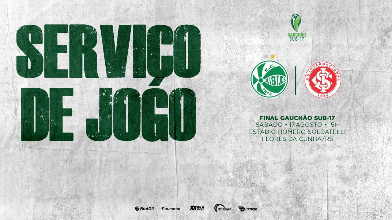 Serviço de Jogo: Juventude x Internacional - Final do Campeonato Gaúcho Sub-17